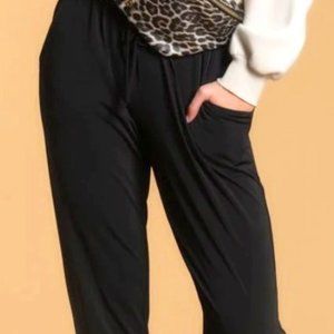 Sexy Modest Brigitte Brianna Street Joggers - Black XL
